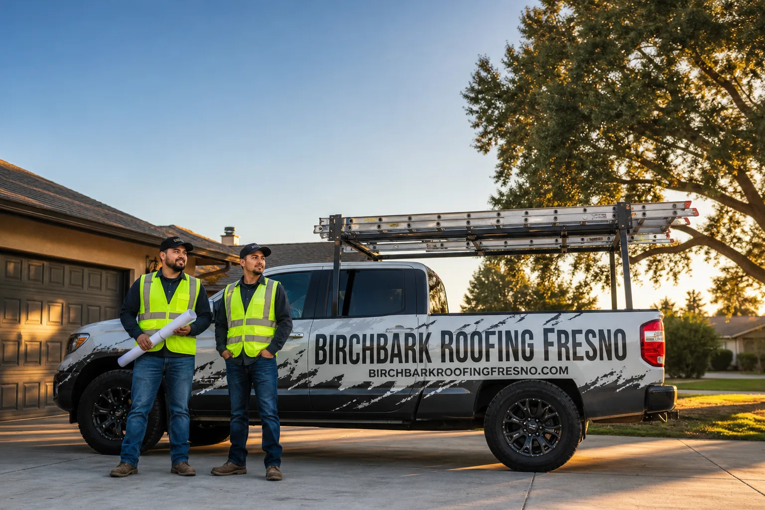 Birchbark Roofing Fresno roofing team
