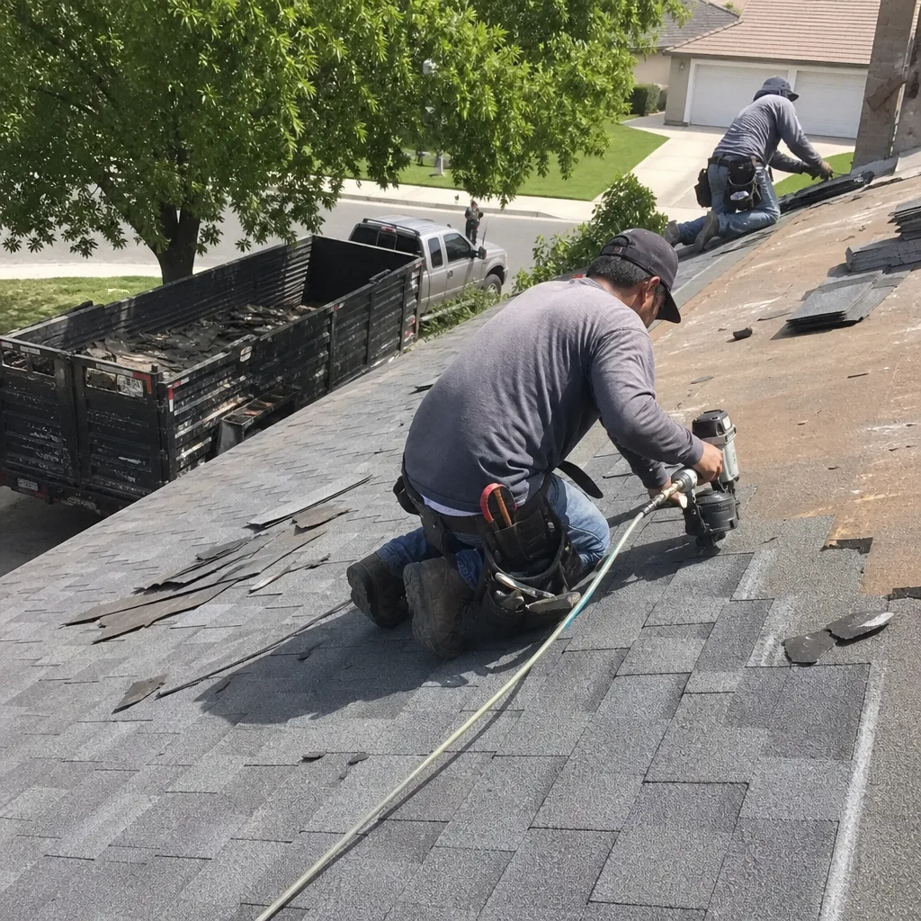 Roof Replacement in Clovis